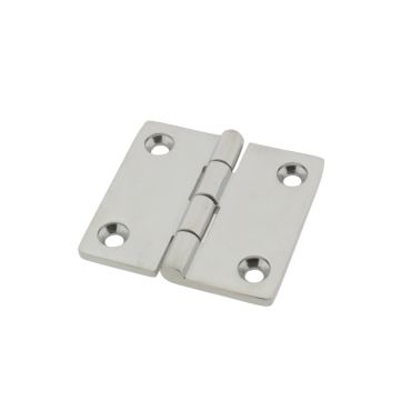 Scharnier rechte hoek - 52,5x49,5x3,5mm - Rvs 316