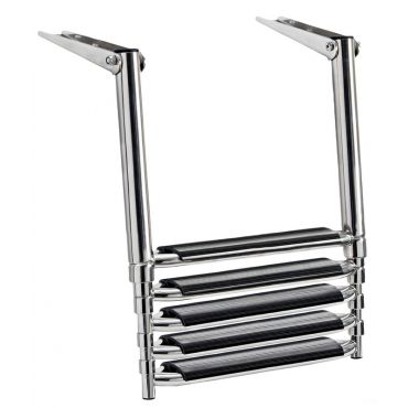 Zwemtrap telescopisch uittrekbaar - Rvs316 - 5 treden