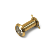 Deurspion messing gepolijst - Ø16mm - Voor deurdikte 36-60mm - Inclusief afsluitklepje - 200° zichtveld