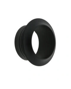 Inboorring kunststof 16mm Mat zwart