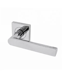 Deurkruk Salerno - 51mm chroom gepolijst - Rond rozet - Ø51mm