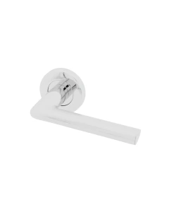 Deurkruk Mezzano - Chroom Gepolijst - Lengte: 109,5mm - Rozet: Ø51,5mm - Sprong: 67,5mm