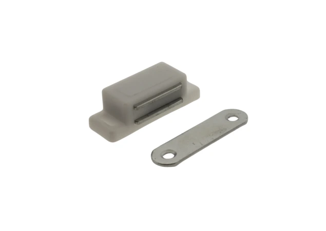 Magneetsnapper Wit 2kg 45,5x15,5mm inclusief sluitplaat