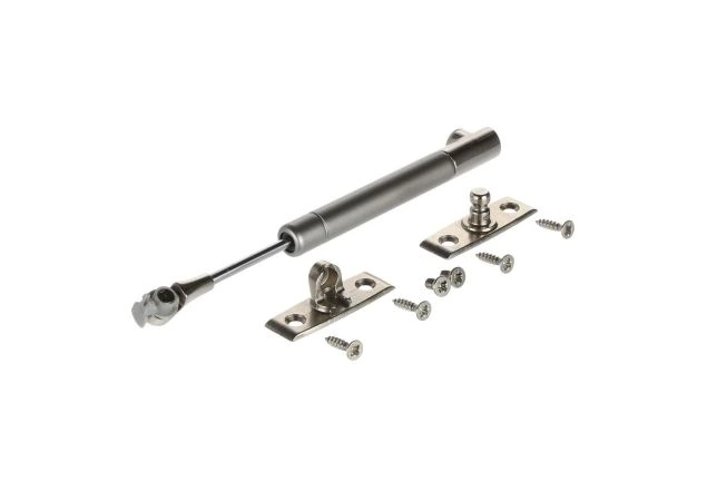 Gasveer – Zilver – 355mm - Voor Deurhoogte 390-600mm - Voor neergaande kleppen