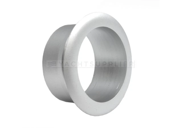 Rozet Inboorring Massief messing mat verchroomd - Plaatdikte: 19-28mm