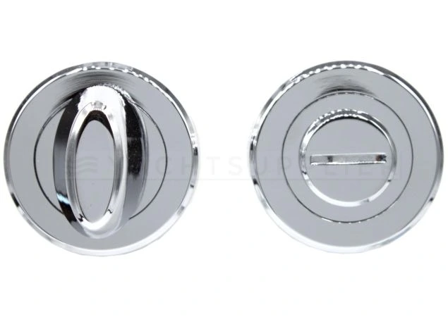 Wc garnituur op rozet Ø50mm Chroom gepolijst - SZM004CP