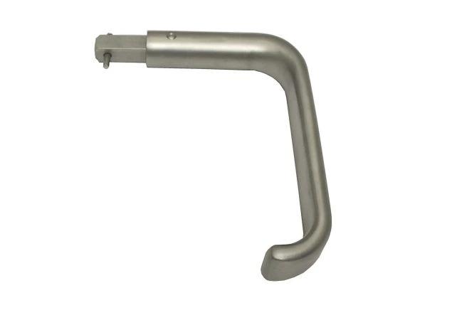 Deurkruk tbv anti-paniek oplegslot krukstift 9mm, deurdikte 12-73mm Rvs mat