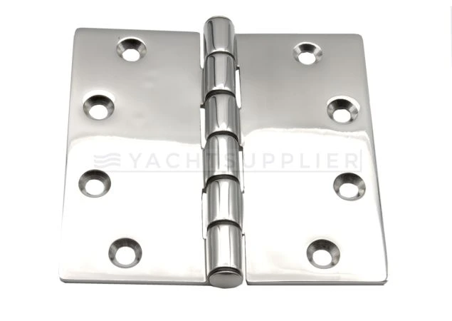 Scharnier Rvs 316 Gepolijst Gegoten 126x127x3,0mm