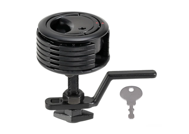 Luiksluiting - Rvs316 - Zwart - ø60mm - Met slot