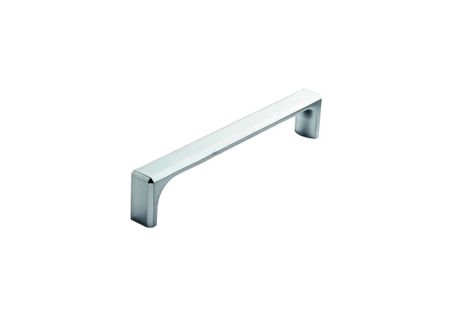 Meubelgreep afgeronde binnenhoek - 170x32x160mm - RVS Look