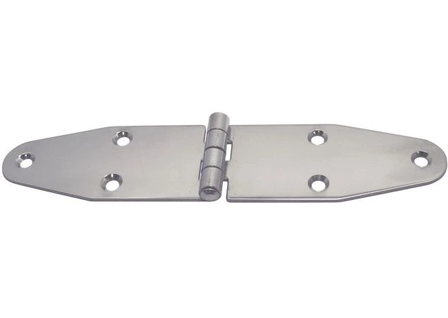 Staartscharnier 180x40x2,0mm Knoop boven model B Rvs 304
