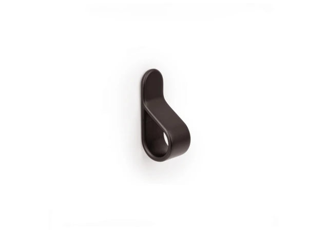 Meubelknop gebogen - 22x63x29mm - Mokka bruin