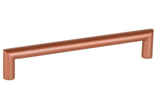 Meubelgreep rond norma - 332x12x320mm - Vulkaan rood