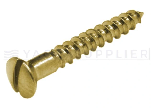 Houtschroef DIN 95 Messing 3,5x16mm - Per stuk