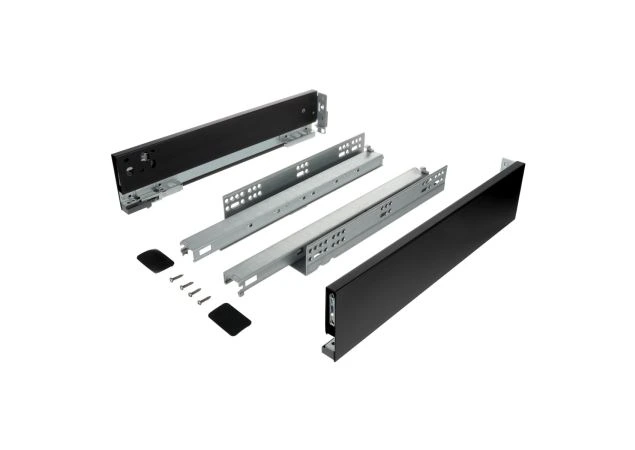 Easyfix Zelfbouw lade - Hoogte 89mm - Lengte 500mm - Zwart