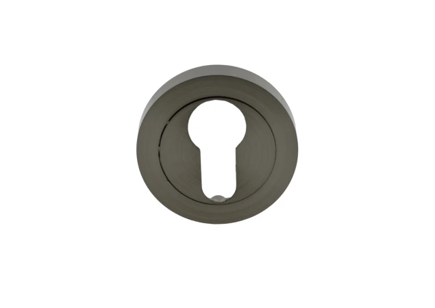 Profielcilinderrozet rond 50mm Rvs geborsteld - Per stuk