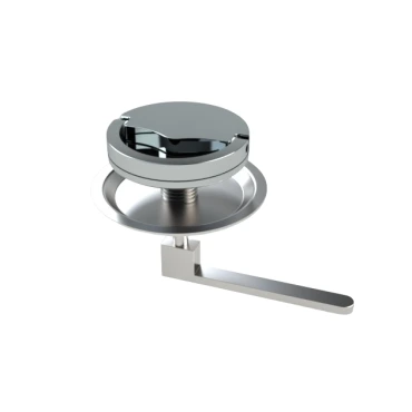 Luiksluiting Rvs 316 gepolijst 66,5mm inbouw met flens montage - YLSA90I