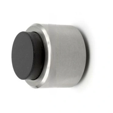 Deurbuffer Rvs geborsteld Ø30mm rond Zwart