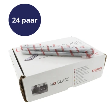 Kogelladegeleider Enkelvoudig uittrekbaar - 214mm - Draagvermogen 15kg - Staal verzinkt - 24 paar