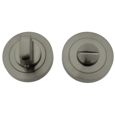 Wc garnituur set rond - 51,5mm - Rvs geborsteld