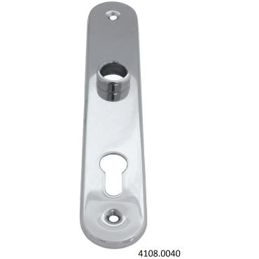 Deurschild Wc buitenzijde 230mm met vrij/bezet signalering per stuk Rvs gepolijst
