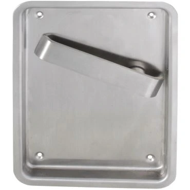 Deurkruk op schild tbv Loop slot Flush