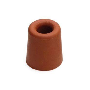 Deurstopper Ø30x24mm Rood Rubber