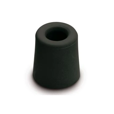 Deurstopper Ø37x48mm Zwart Rubber