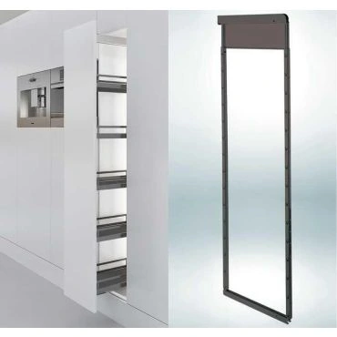 Middenkader  Apothekerskast Dispensa Antraciet 1900-2300mm