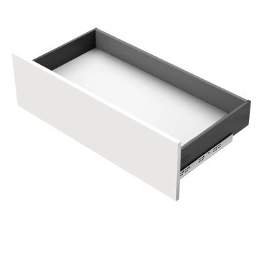 Lade op maat - Push to open - Hoogte: 120mm - Diepte: 500mm - Antraciet
