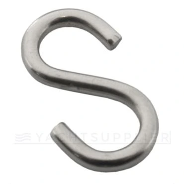 S haak 6mm Symmetric Rvs 316