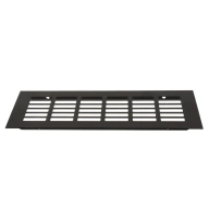 Aluminium Ventilatierooster - 250x80mm - Mat Zwart