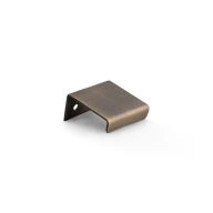 Profielgreep 'Tilly' - Antiek messing - 37x35x19mm 