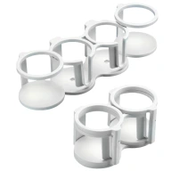 Bekerhouder Zwart kunststof inbouw Boormaat : 86mm Hoogte : 75mm