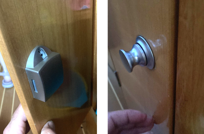 Hoe monteer ik een push lock sluiting?